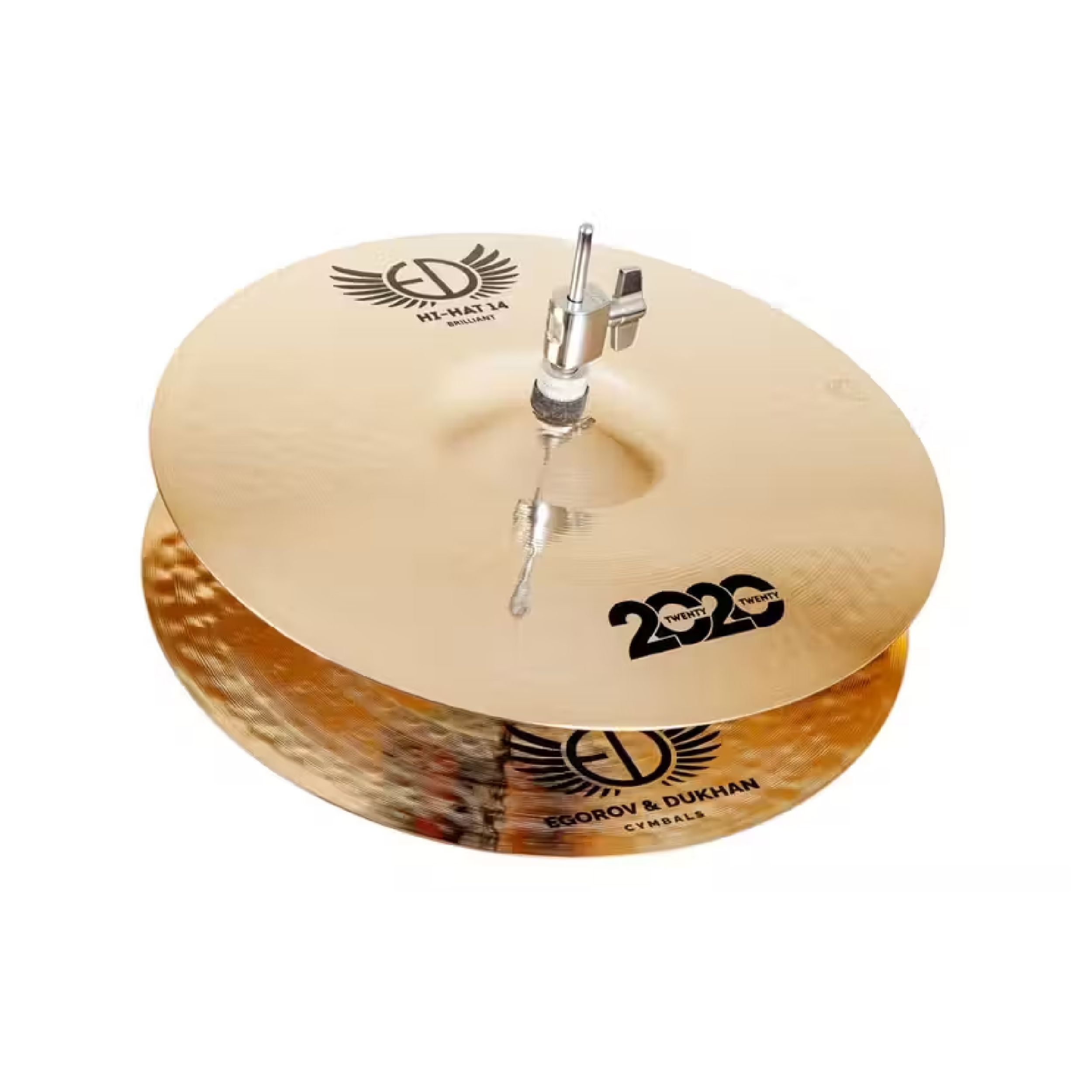 ED2020HH14BR 2020 Brilliant Hi-Hat Две тарелки 14, ED Cymbals