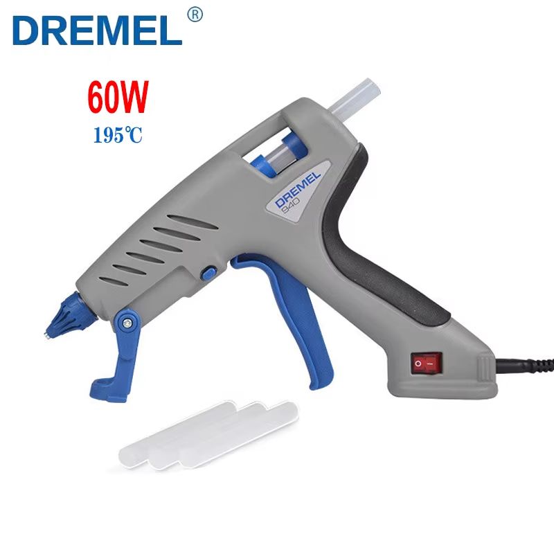 Клеевой пистолет для рукоделия Dremel 940 (термопистолет для горячего клея) электрический, 60 Вт, для стержня 11 мм