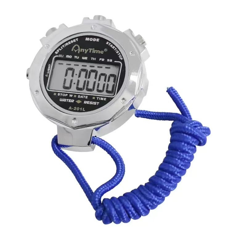 Секундомер 3-х строчный, металлический корпус, влагозащищенный А-306