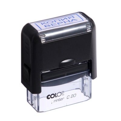 Оснастка автоматическая для штампа Colop Printer 20C, 38 х 14 мм, (синяя)