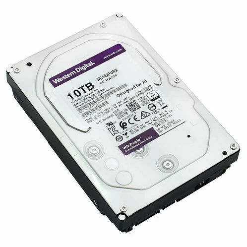 WesternDigital10ТБВнутреннийжесткийдискЖесткийдиск3.5"WesternDigitalPurple10ТбWD102PURXSATA6Gb/s(SATA-III)(6)