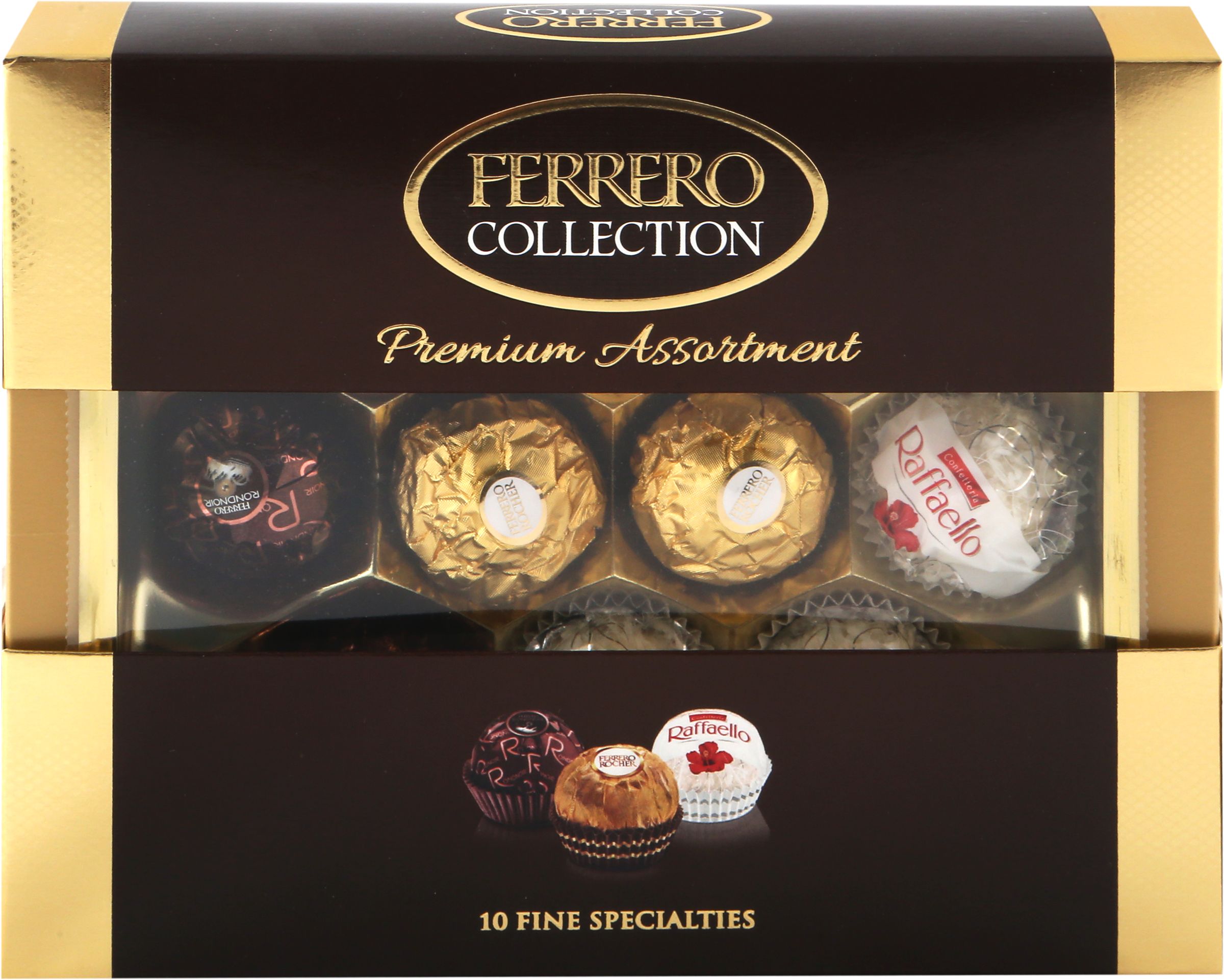 Конфеты FERRERO ROCHER Collection T10, 109,3г