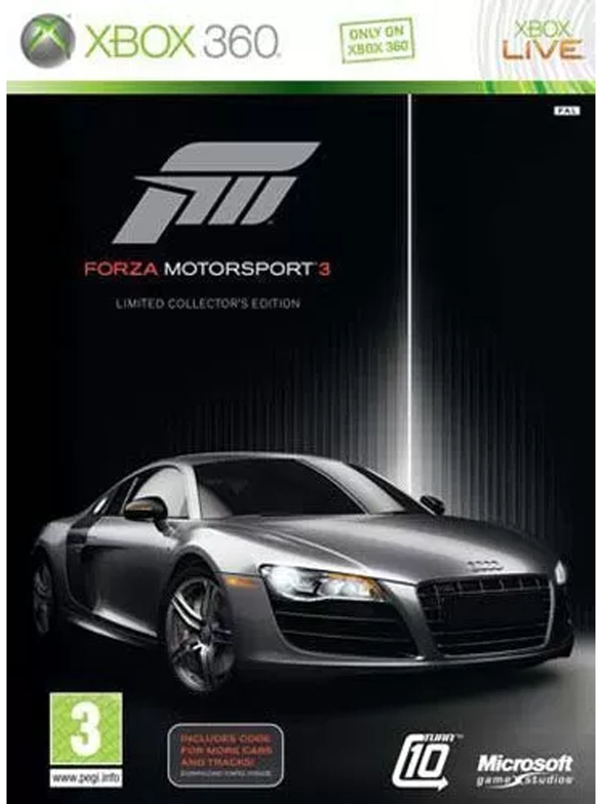 Forza Motorsport 3 Limited Collectors Edition Русские Субтитры Видеоигра на диске Xbox 360. Товар уцененный