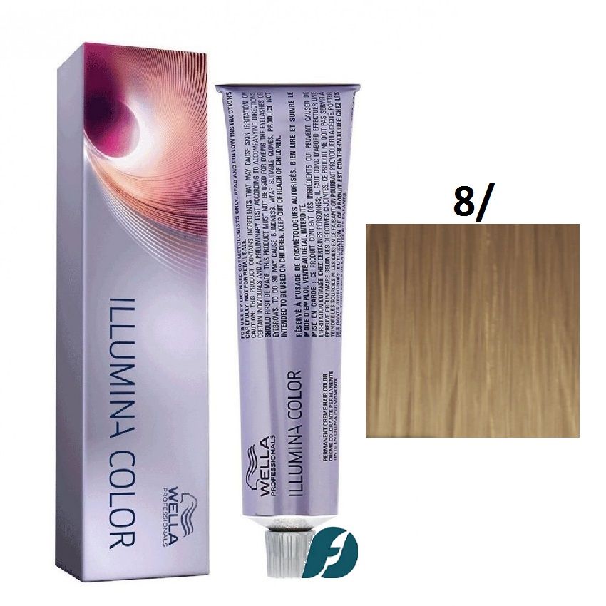 Wella Professionals Illumina Color 8/ Крем-краска для волос - Светлый блонд, 60мл