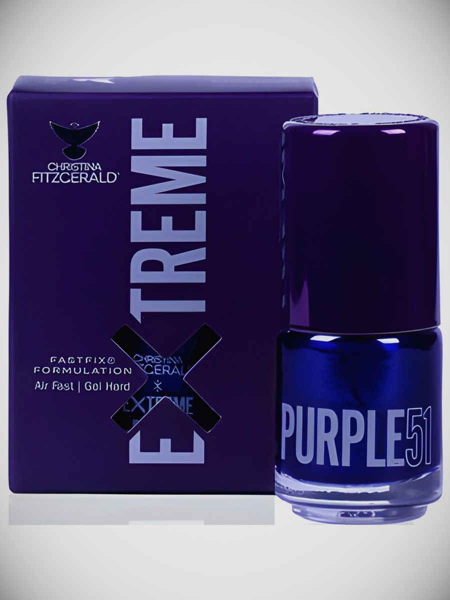 EXTREME Лак для ногтей - PURPLE 51 / Mivis / Extreme purple 51 /15ml