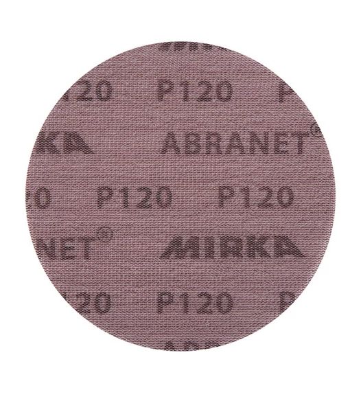 Диск шлифовальный Mirka Abranet d125 мм P120 на липучку сетчатая основа (5 шт.)