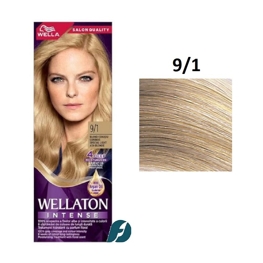 Wella WELLATON 9/1 Cтойкая крем-краска для волос - Жемчуг, 110 мл