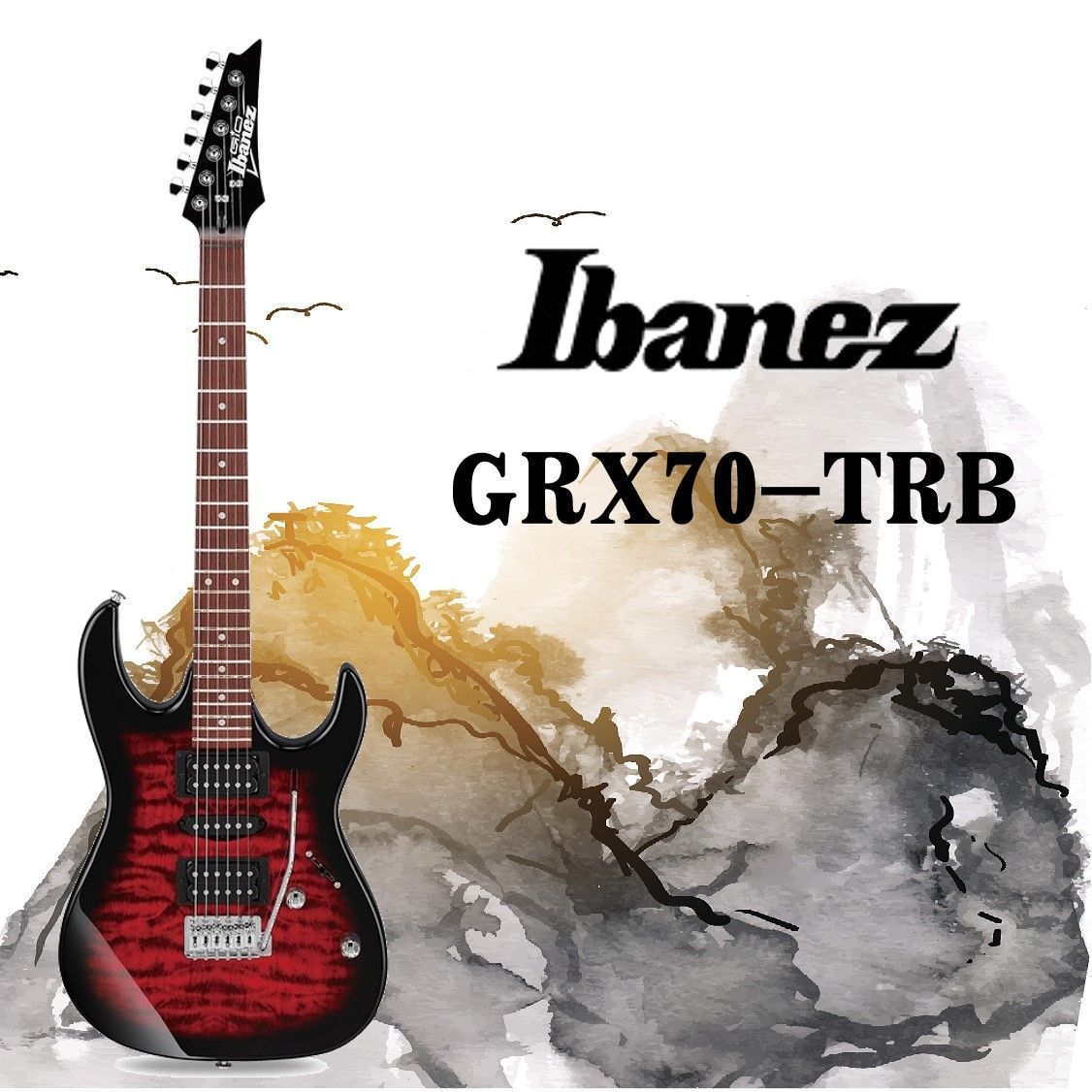 Ibanez GRX70QA электрогитара струнный инструмент(сделано в Китае)