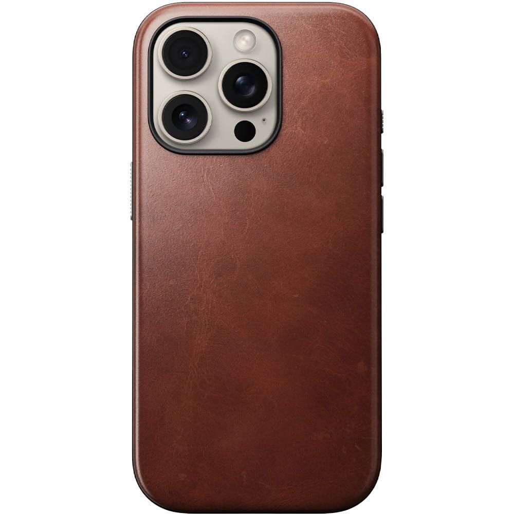 ЗащитныйчехолкожаныйNomadHorweenLeatherMagSafeCaseдляiPhone16ProMaxкоричневый