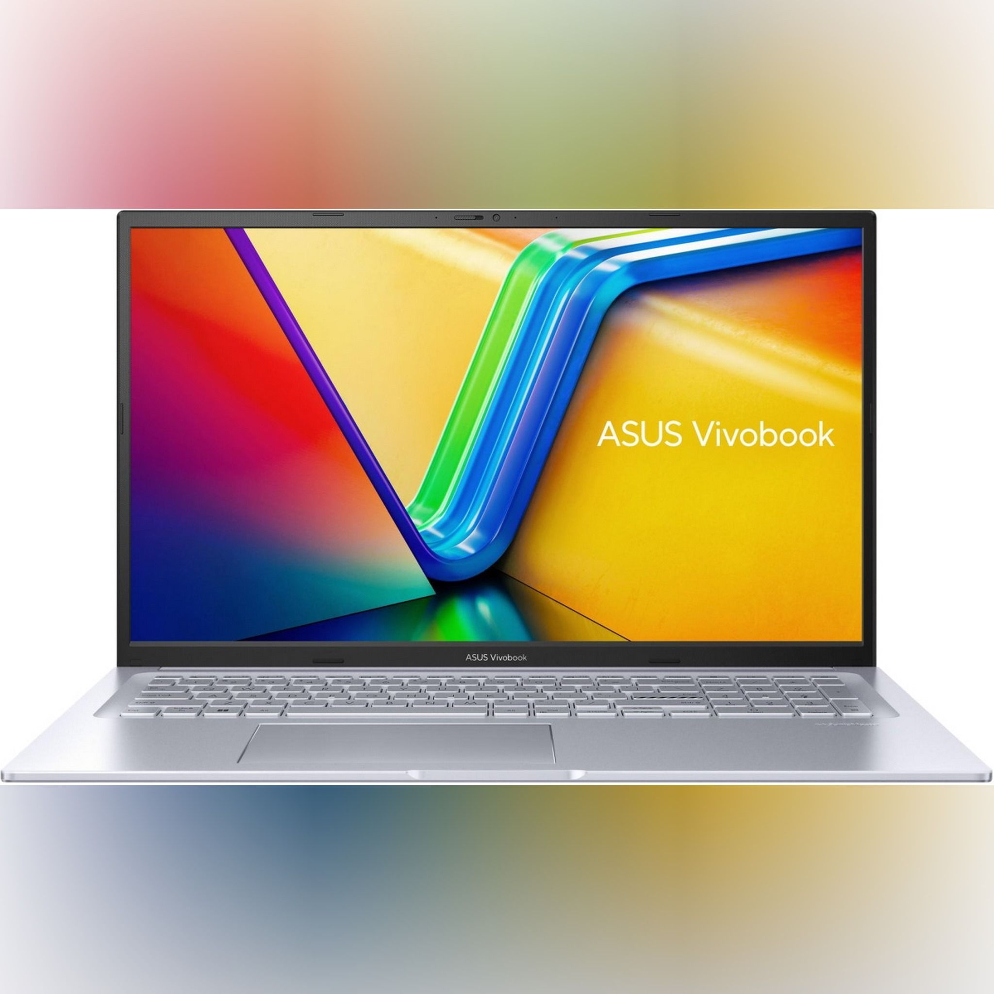 ASUS VIVOBOOK K3704VA Ноутбук 17.3", Intel Core i7-13700H, RAM 16 ГБ, SSD 512 ГБ, Intel Iris Xe Graphics, Windows Pro, серебристый, Русская раскладка