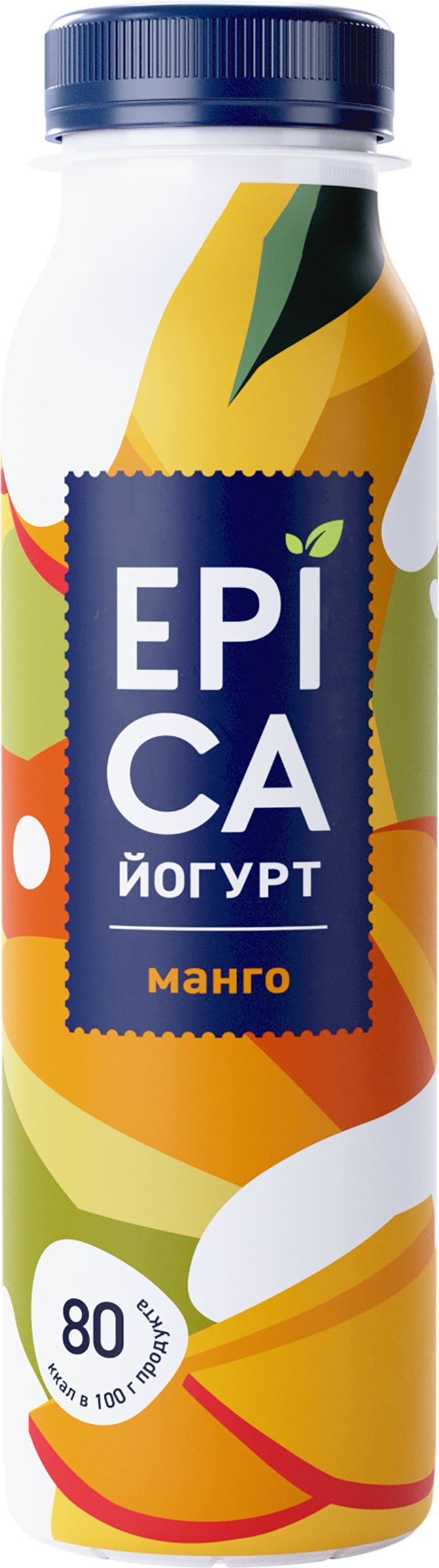 Йогурт питьевой EPICA с манго 2,5%, без змж, 260г