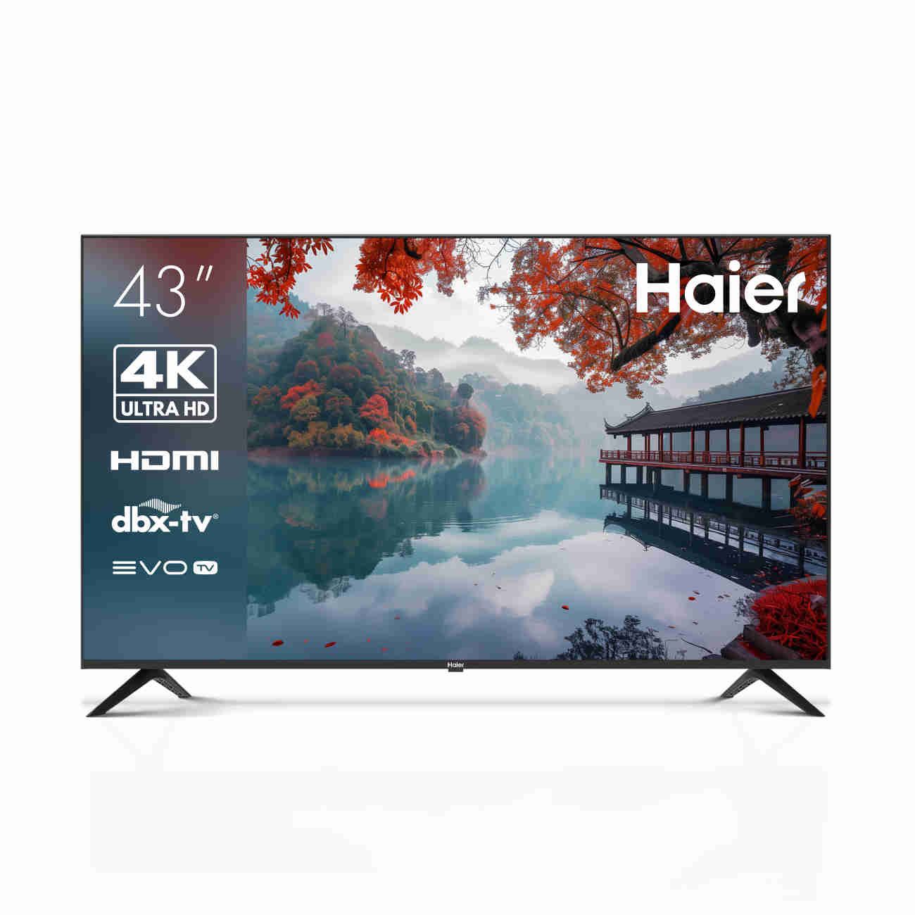 Haier Телевизор 43 Smart TV M1 43" 4K UHD, черный