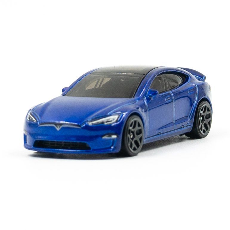 Hot Wheels Машинка Tesla Model S Plaid Машинки Хот Вилс Кейс Q 2024 в Защитном Кейсе