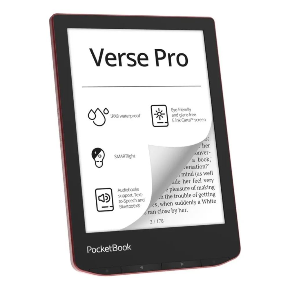 6"Электроннаякнига634VersePro,красный