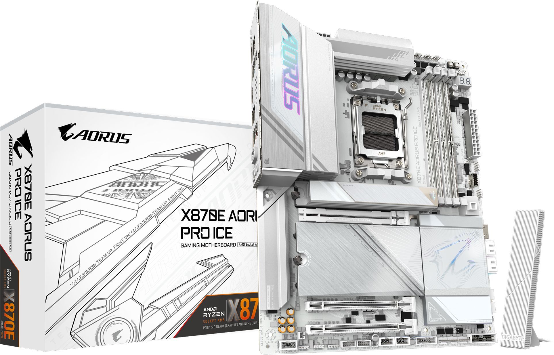 Gigabyte Материнская плата X870E AORUS PRO ICE DDR5