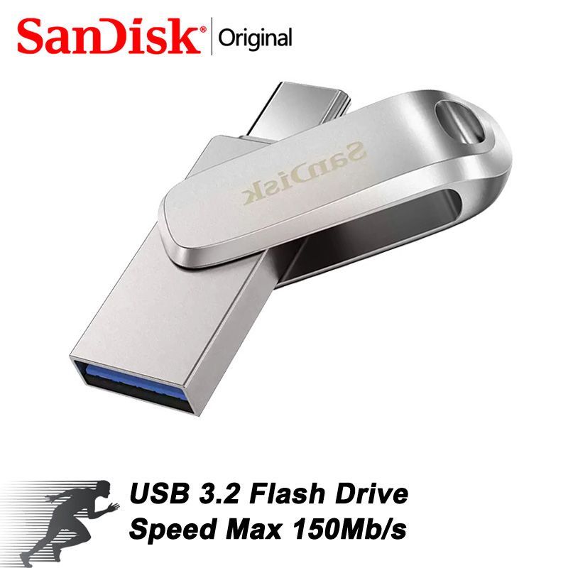 SanDiskUSB-флеш-накопительUltraDualDriveLuxeUSBType-CSDDDC4-032G32ГБ,перламутровый