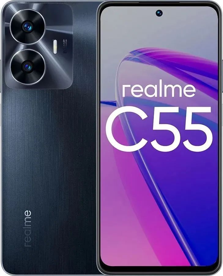 realmeСмартфонRealmeC55CN8/256ГБ,черныйматовый,черный,Восстановленный