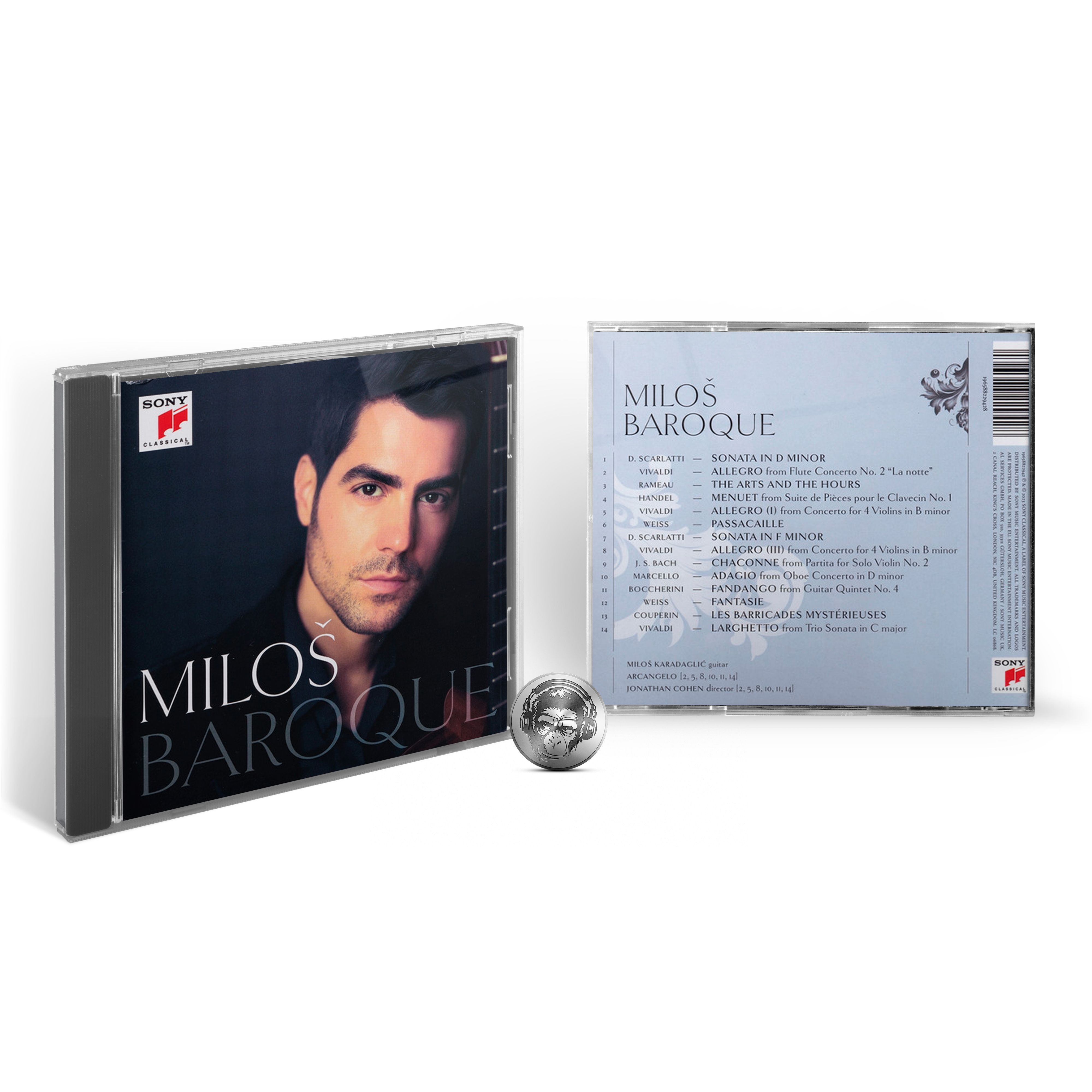 Музыкальный диск Milos Karadaglic - Baroque (1CD) 2023 Sony Jewel