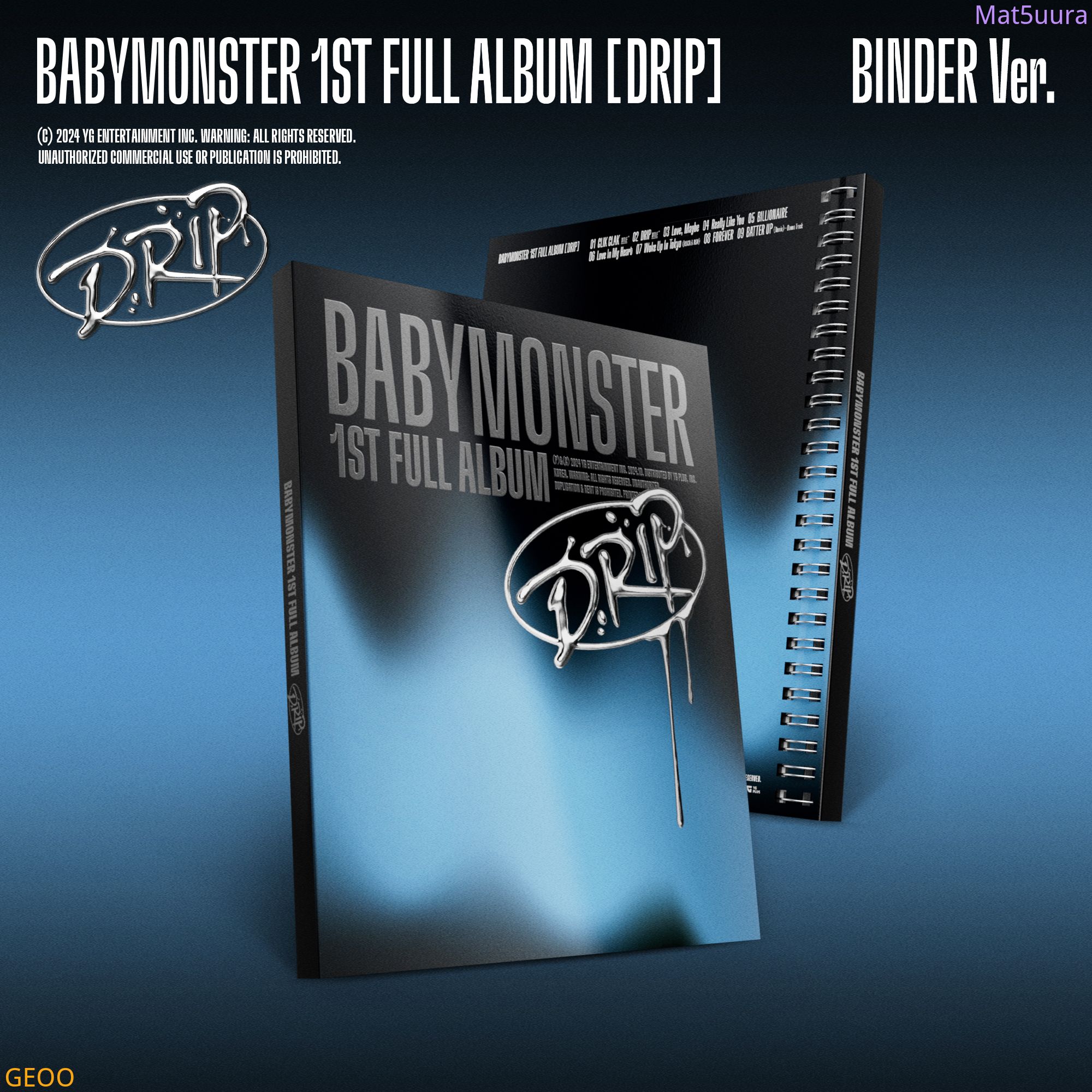 Альбом BABYMONSTER 1st FULL ALBUM DRIP