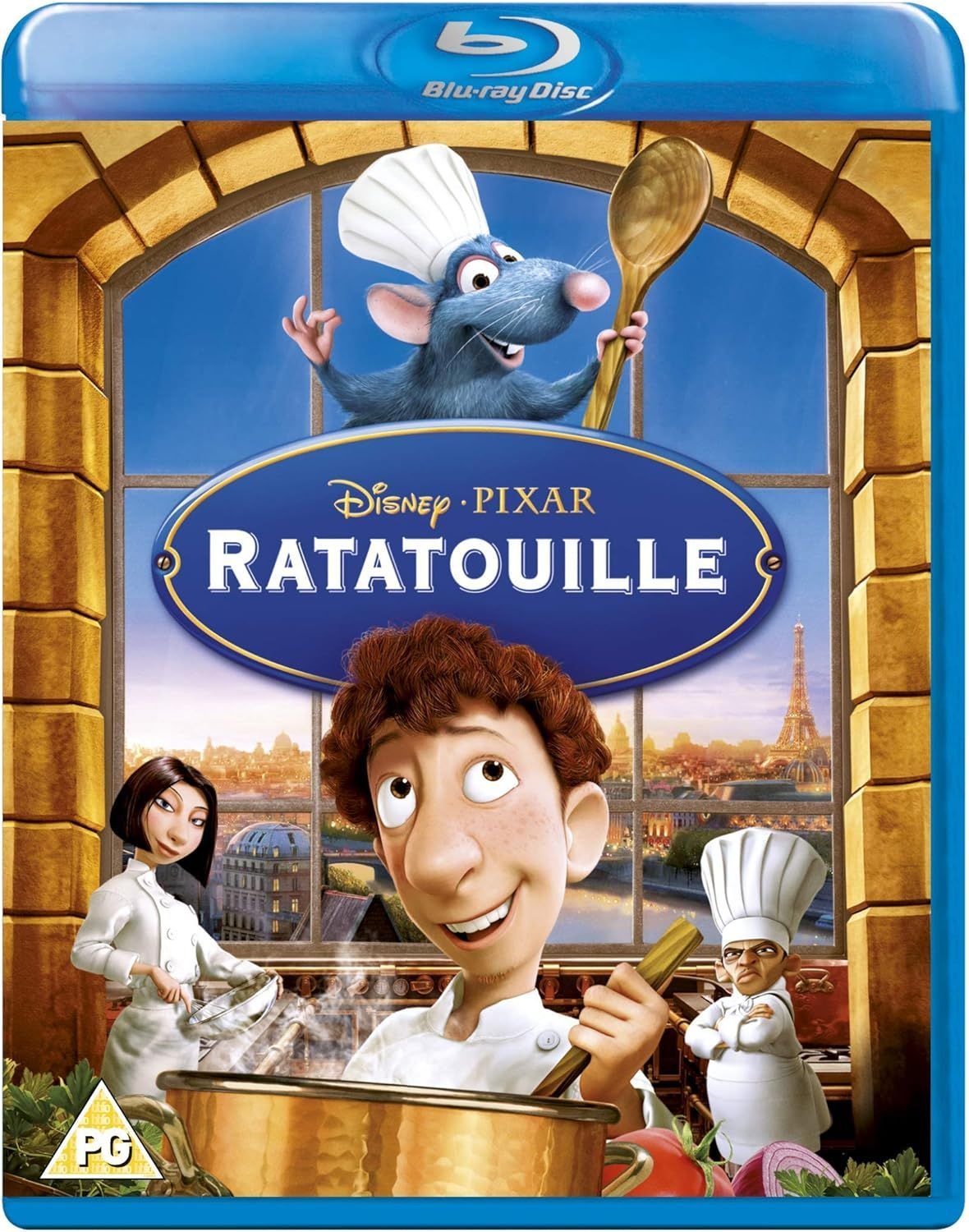 Disney Pixar. Рататуй. Blu-ray. Мультфильм 2007 года. Приключения, комедия, семейный, драма, фантастика.