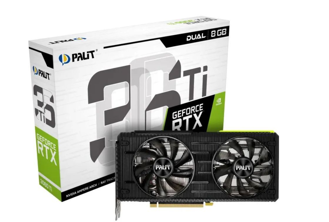 ВидеокартаGeForceRTX3060Ti3060tipalit8ГБ(3060tidualpalit)