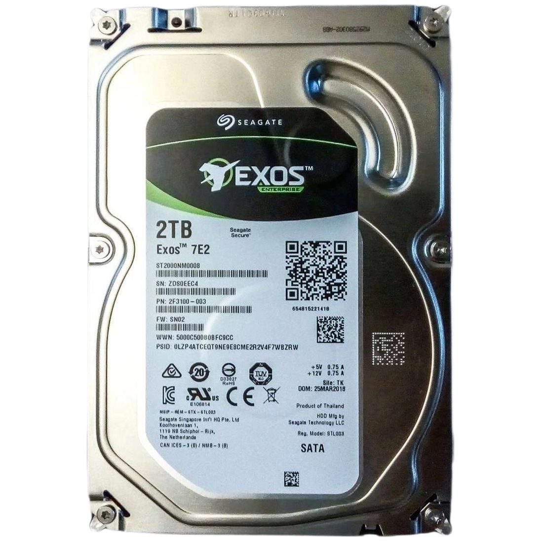 Seagate2ТБВнутреннийжесткийдискExos(ST2000NM0008)