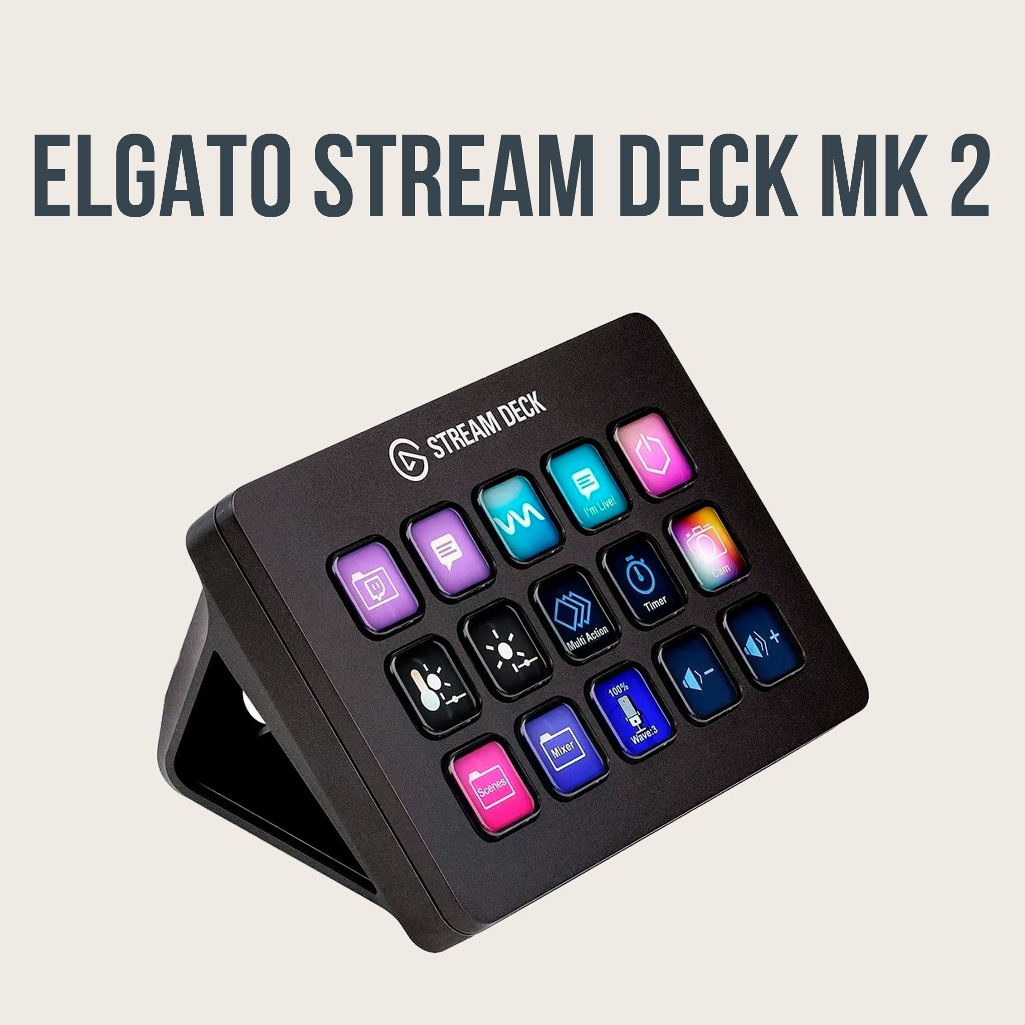 КлавиатурадлястримингаElgatoStreamDeckMK2черный