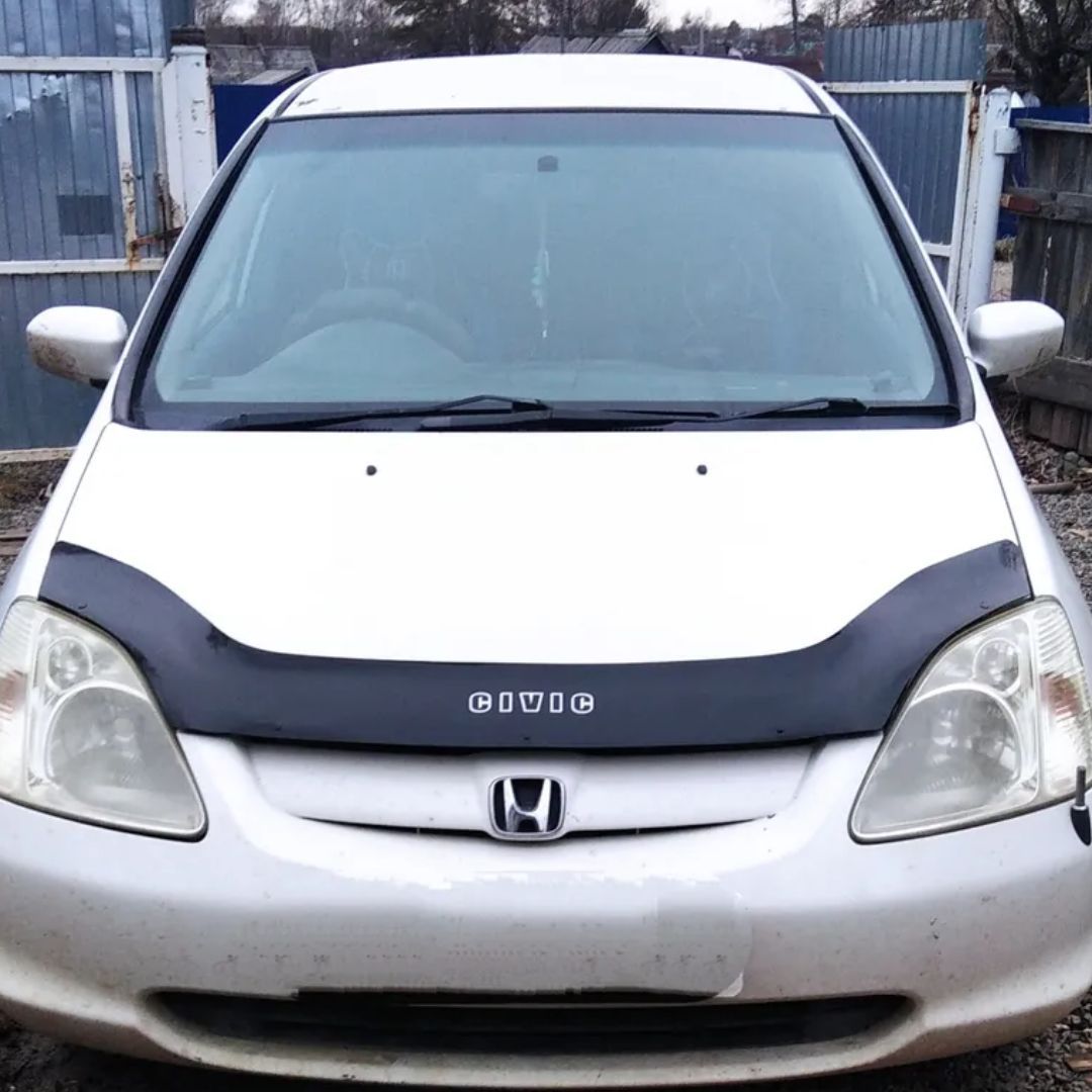 Дефлектор капота (мухобойка) для HONDA CIVIC VII (2001-2006) хэтчбек