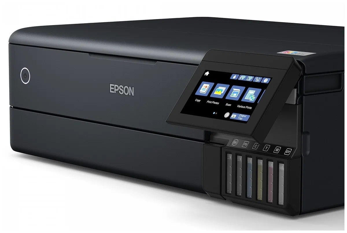 Принтер с МФУ струйный A3 Epson EcoTank L8180