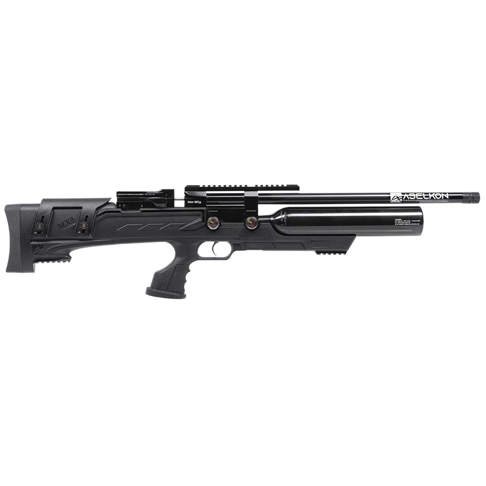 Винтовка пневматическая ASELKON MX 8, cal. 5,5, 3 Дж (РСР, пластик) L 550,
