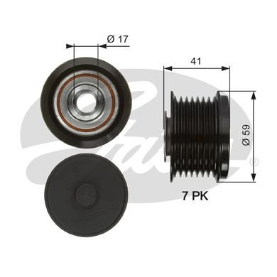 Муфта генератора OAP7078 (7789-10074) GATES OAP7078