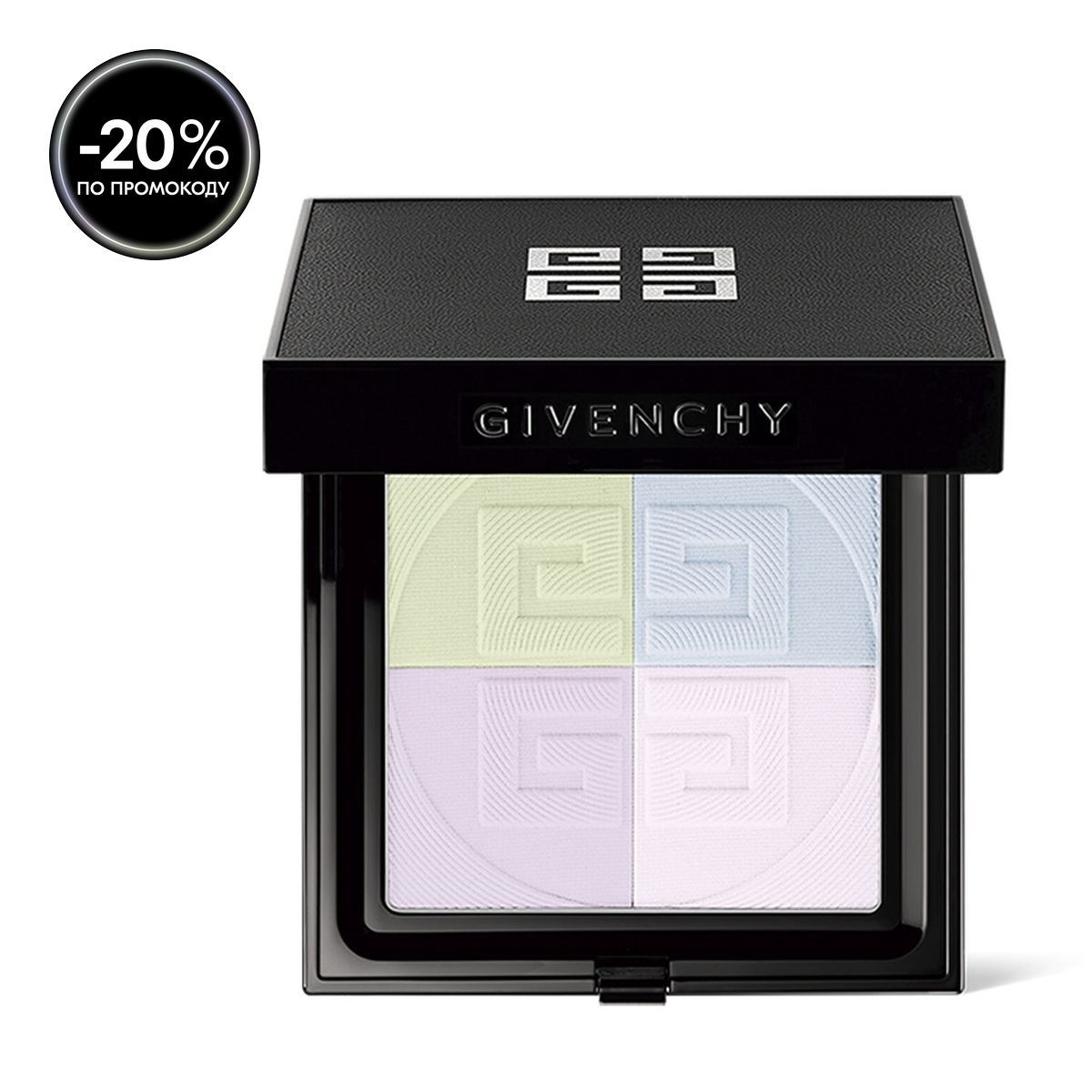 Givenchy Матирующая компактная пудра для лица Prisme Libre Pressed Powder, 1 Пастельный муслин, 9,5 г