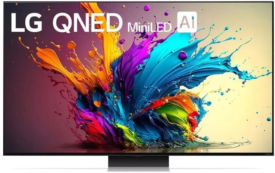 LGТелевизор86QNED91T6A.ARUG86"4KUHD,черный,серебристый