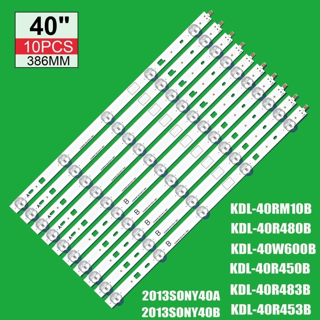 ПодсветкадлятелевизоровSo-nyKDL-40RE353,40R483B,40W605B,40R353C,40R353B,40RD353(комплект10шт)