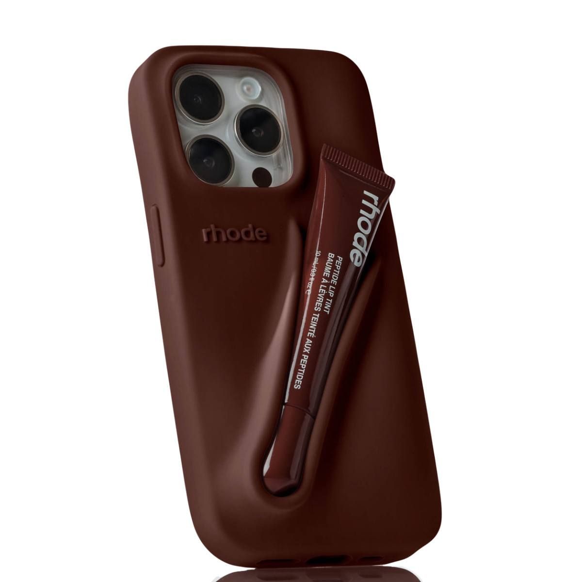 RHODE Чехол для телефона iPhone 15 Pro Max Lip Case Espresso