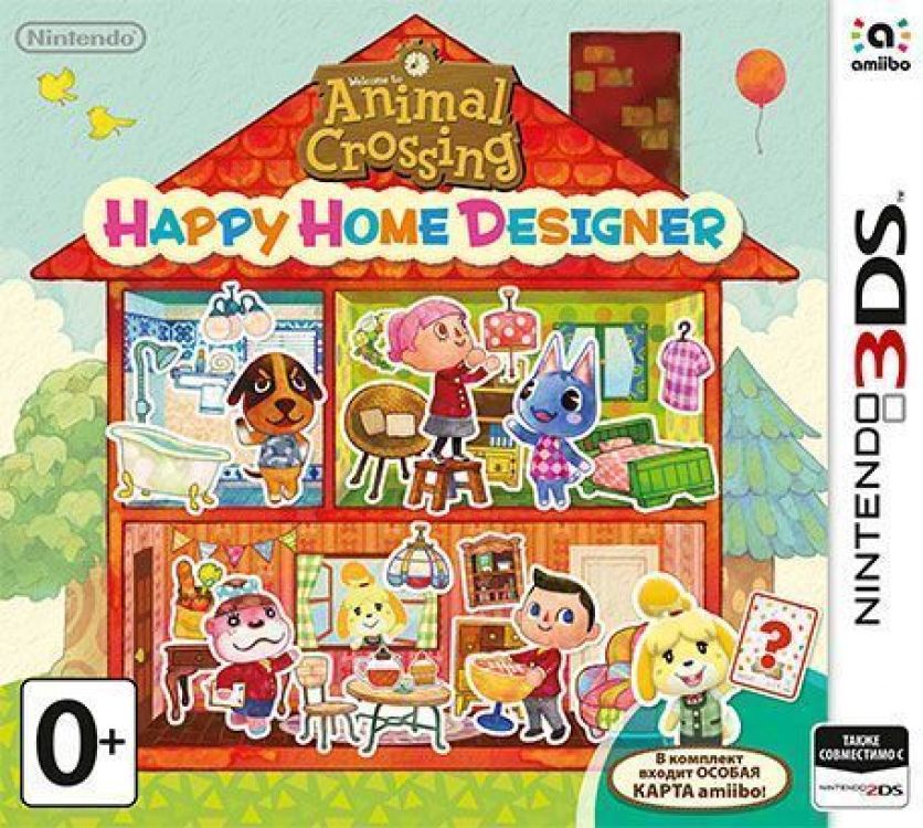 Игра Animal Crossing: Happy Home Designer (Nintendo 3DS, Английская версия)