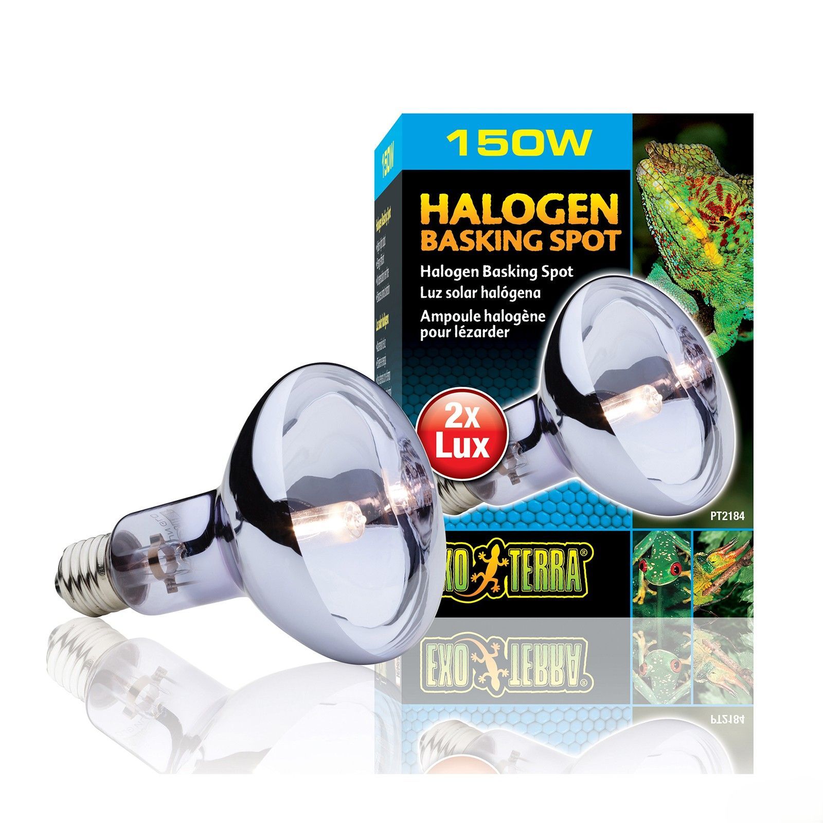 Лампа дневного света EXO TERRA "Halogen Basking Spot", 150 Вт, PT2184