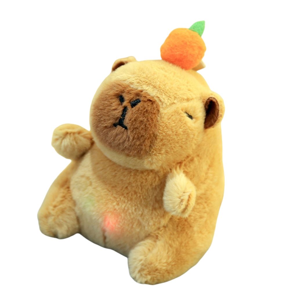 Плюшевыйбрелок-игрушкаCapybaraсмузыкальнойшкатулкойдлядетейивзрослых,брелокключейввидеживотныхизмягкойткани,портативноеукрашениерюкзака