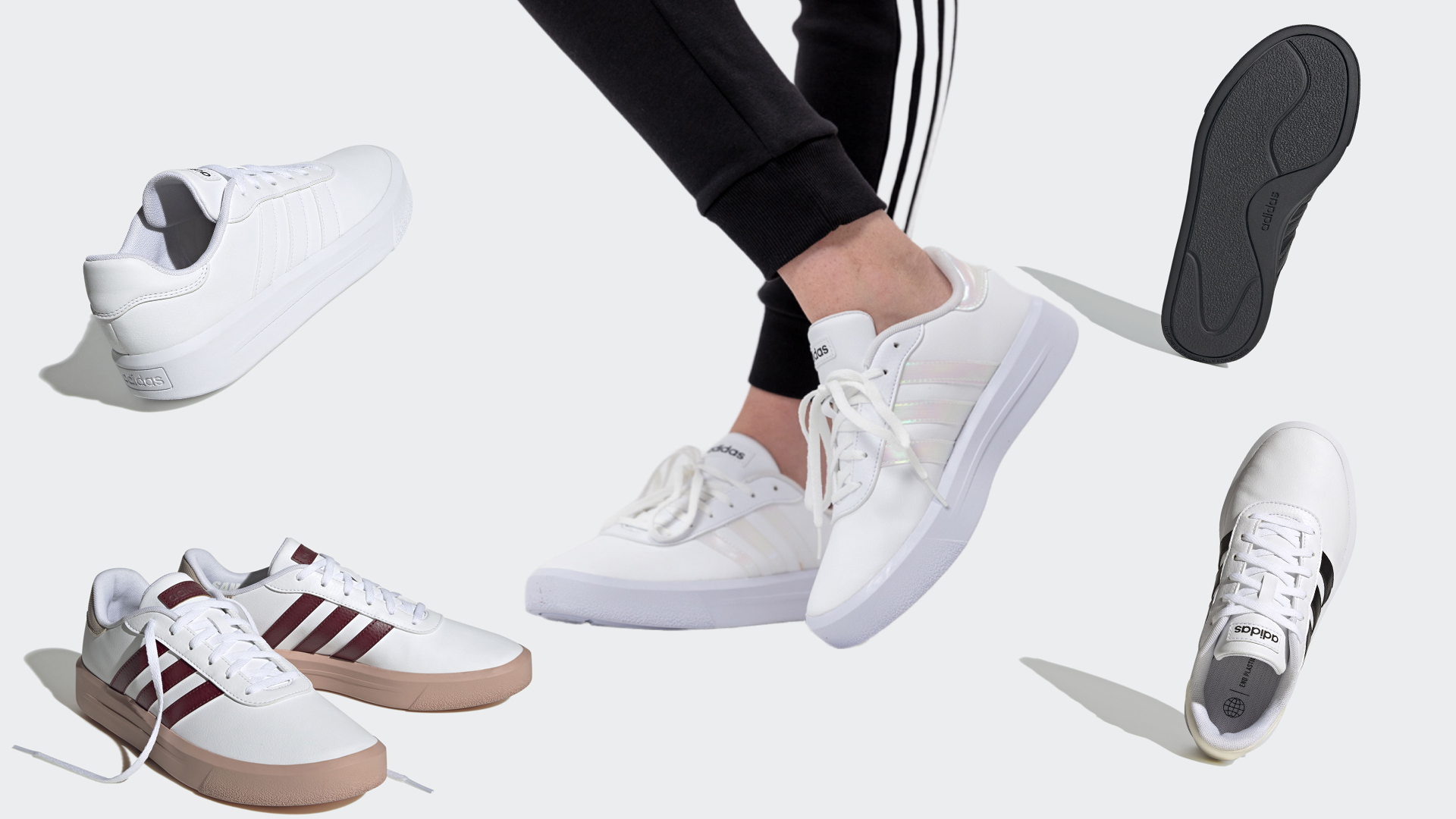 Кеды adidas Sportswear Court Platform(图1)