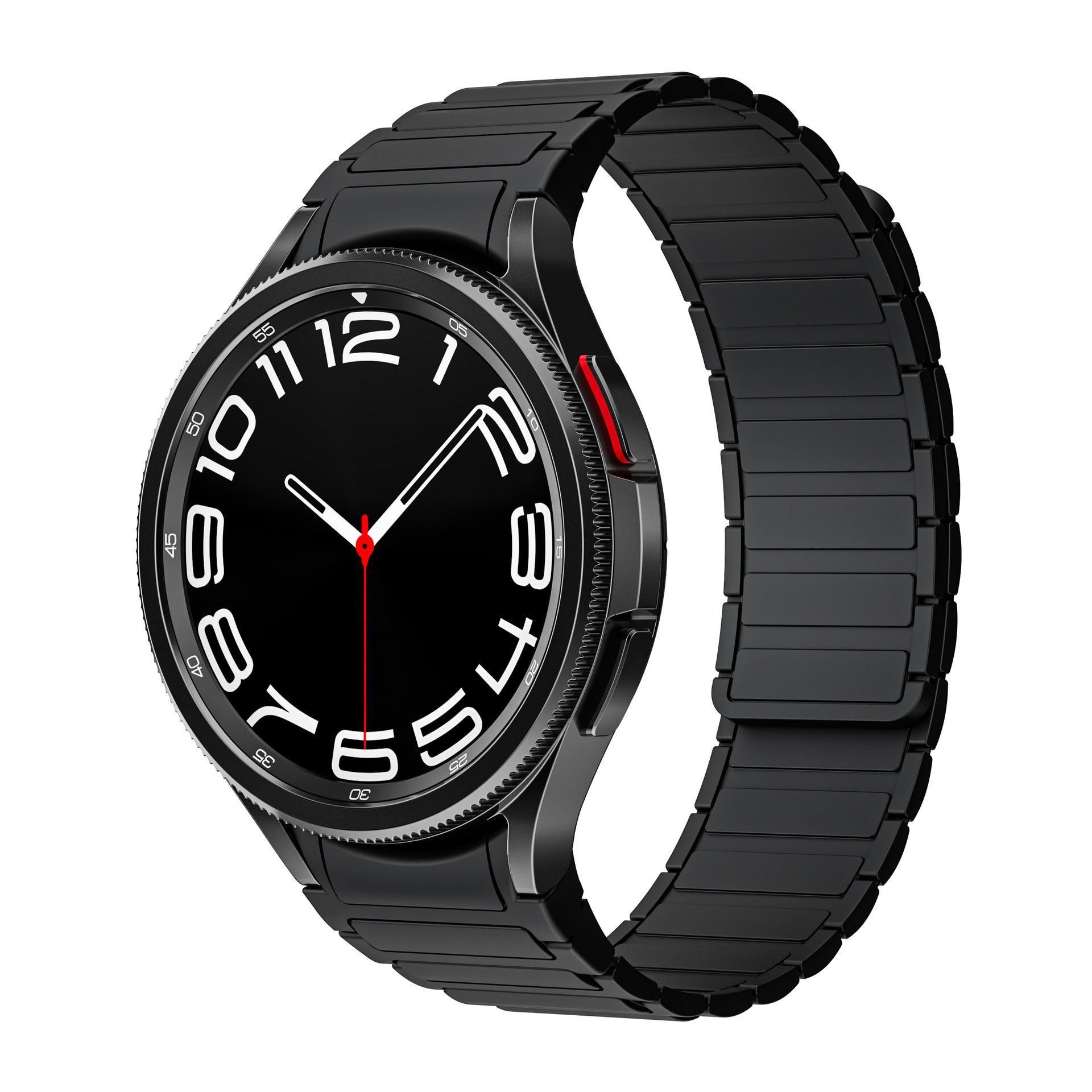 СиликоновыйремешокBulgariдля20ммSamsungGalaxyWatch4567,фитнесбраслетсиликоновыйремешок