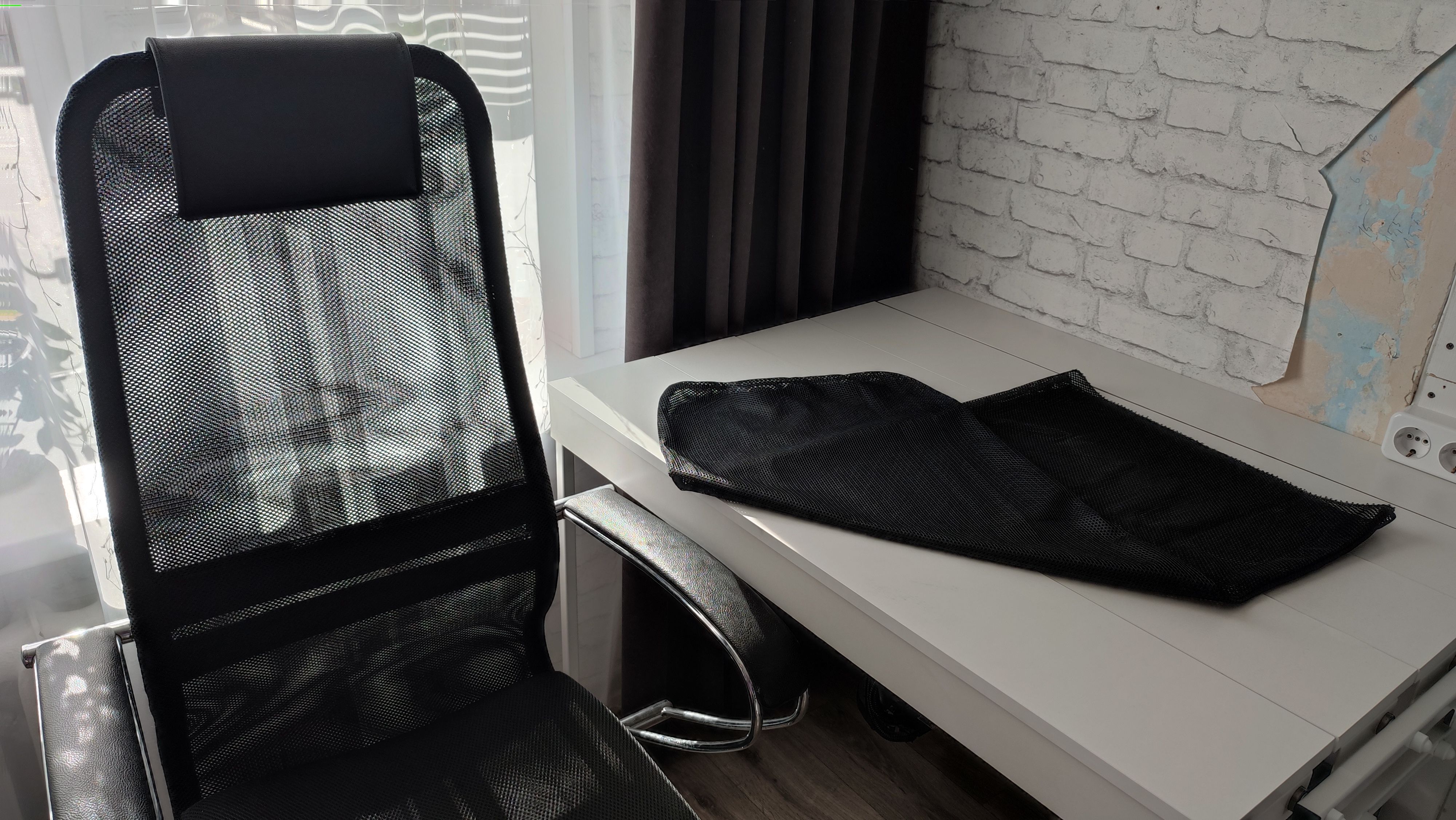 СеткачехолдлязаменыремонтаспинкиофисногокреслаMETTA/МЕТТАиподобных