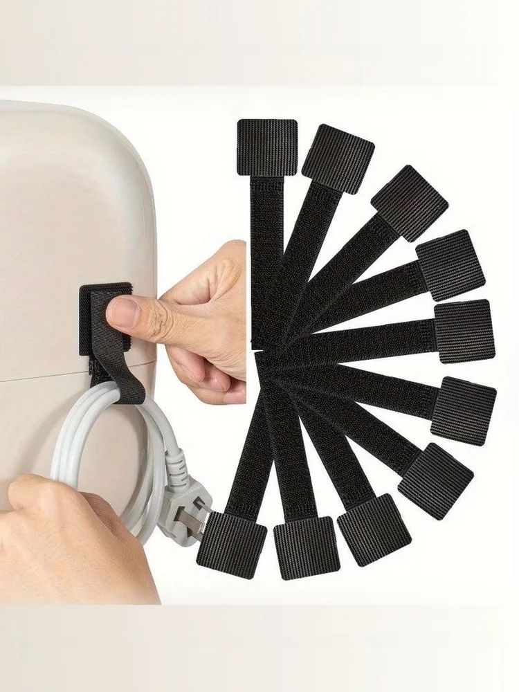 Органайзердлякомпьютерногостола,липучкаиспользуетсядляпроводов,многоразовый,подходитдляуправленияпроводаминарабочемстоле,аксессуарыдлябытовойтехники