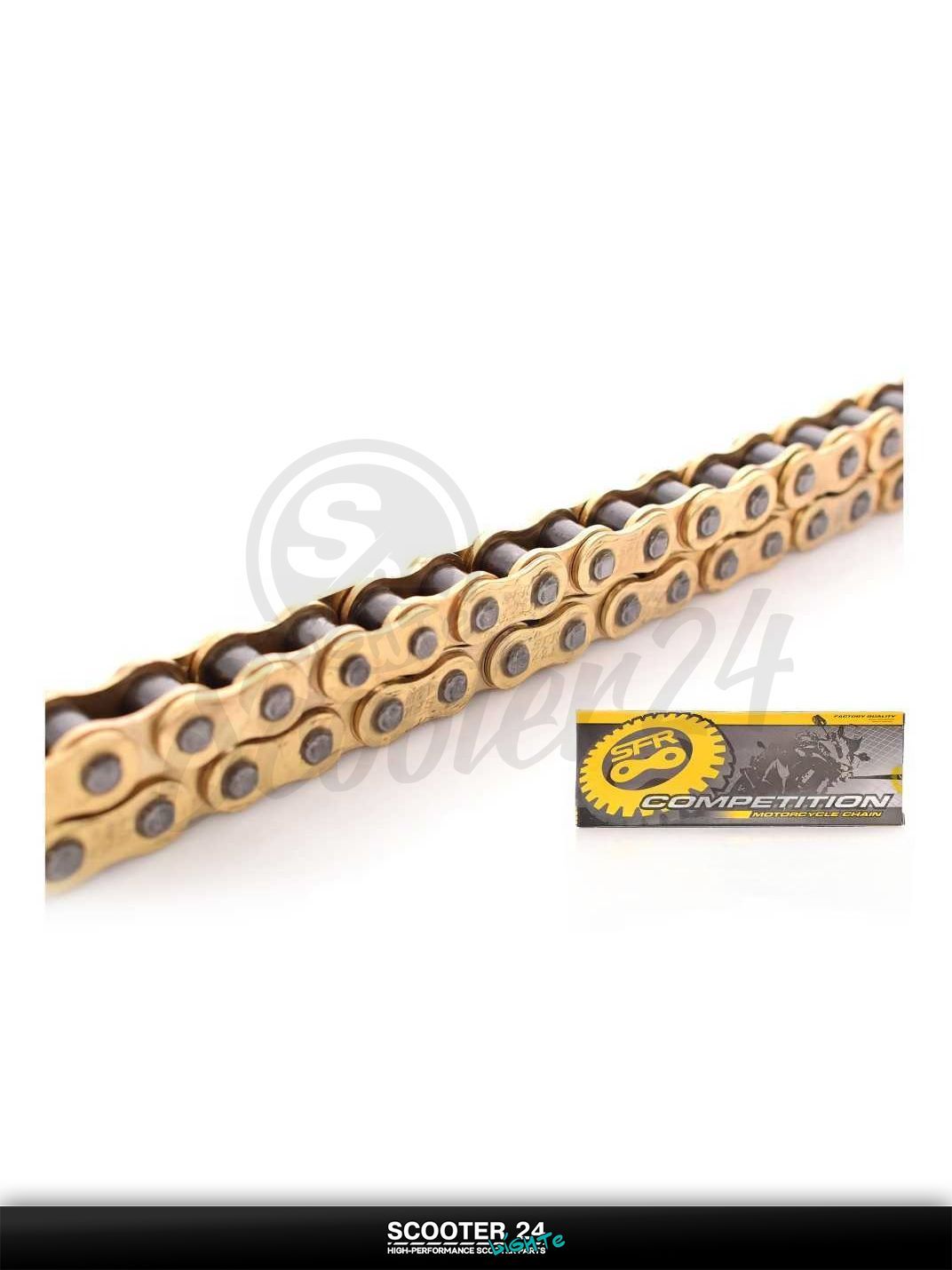 Цепь трансмиссии 428 H - 100 L Звеньев на мотоцикл / эндуро / питбайк / квадроциклы GOLD "SFR"