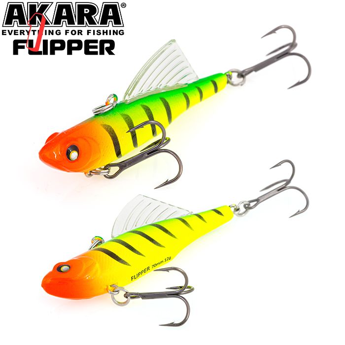 Воблер akara раттлин flipper 70 мм 12 гр. (3/7 oz 2,8 in) a 1,(набор из 1 шт)