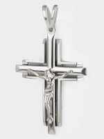 Крестик серебро 925 православный