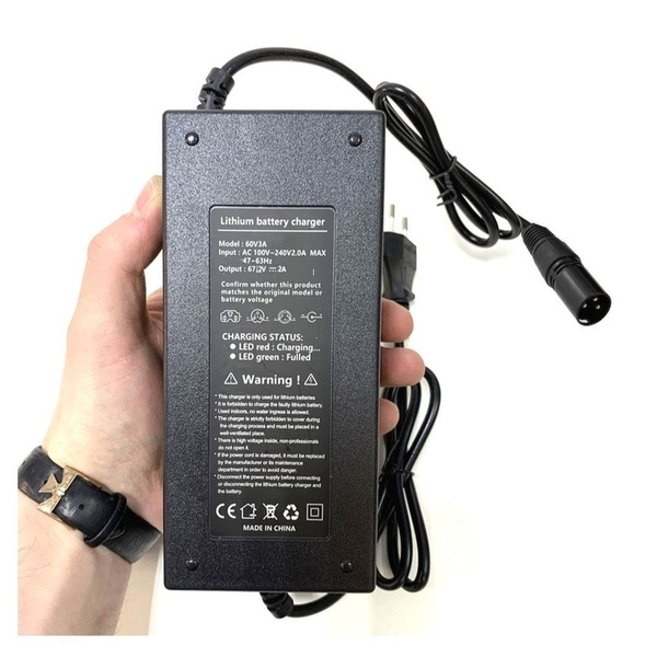 Зарядное устройство 60v -3 A, разъем XLR для электросамоката ...