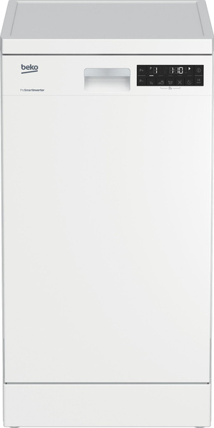 Характеристики Узкая посудомоечная машина Beko DFS28123W, 45 см, белый ...