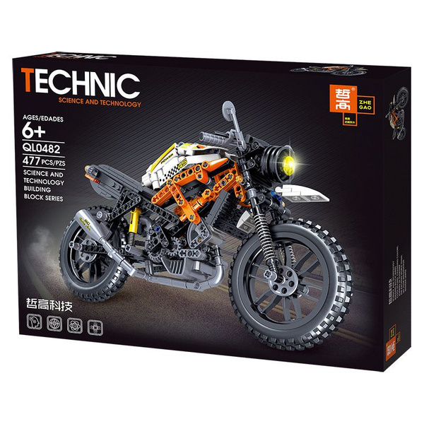 Конструктор детский Technic, Гоночный мотоцикл, 477 деталей - купить с ...