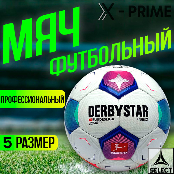 Футбольный мяч Select Derb, 5 размер, разноцветный купить по выгодной ...