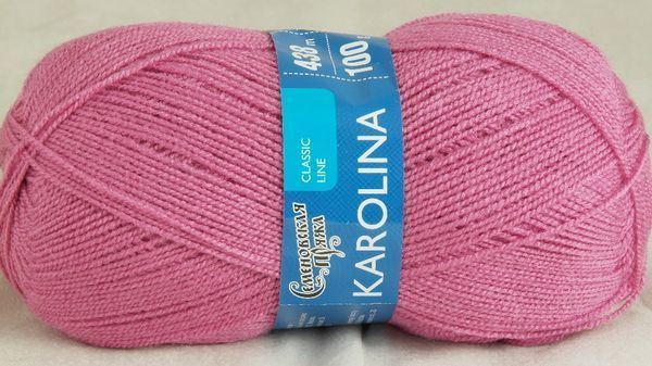 Пряжа Каролина (Karolina) МШФ - 158 (флокс), 100% акрил, (100г, 435м ...